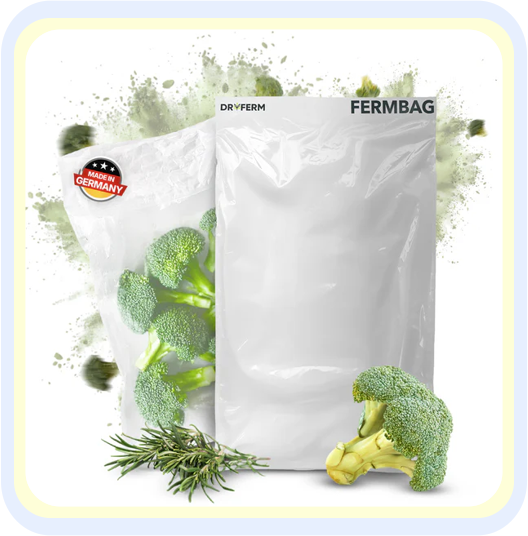 DRYFERM FERMBAG ZUM TROCKNEN VON ERNTEFRISCHEN KRÄUTERN UND BLÜTEN DRYFERM FERMBAG ZUM TROCKNEN VON ERNTEFRISCHEN KRÄUTERN UND BLÜTEN