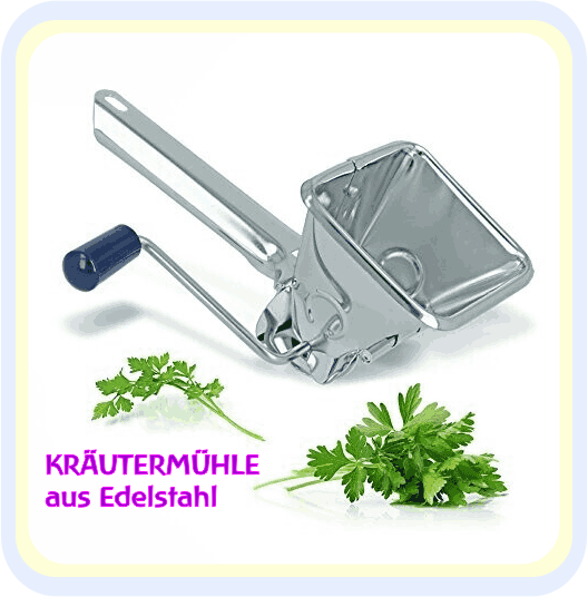 KRUTERMHLE AUS EDELSTAHL VON METALTEX