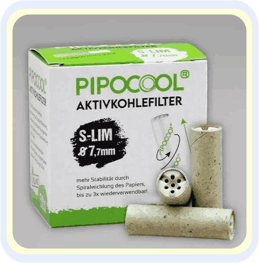 PIPOCOOL AKTIVKOHLEFILTER 7MM